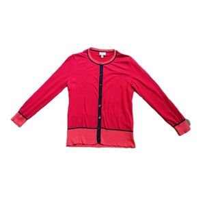 Banana Republic Issa London Red Cardigan XS
